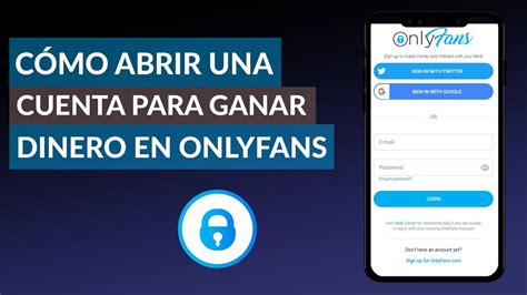 como abrir una cuenta de only fans|Crear una cuenta en OnlyFans